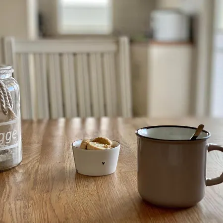 Дом отдыха Hygge-skandinavisch-mit-kamin-und-sauna *