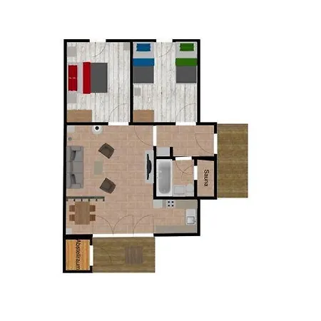 Hygge-skandinavisch-mit-kamin-und-sauna * Зирксдорф